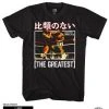 American Classics Muhammad Ali - Greatest Kanji Text Men's Shirt, Black