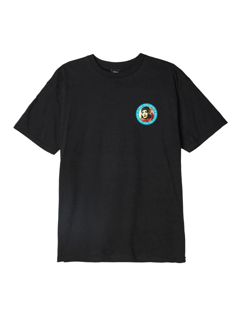 OBEY - Charging Into The Future Men's Tee, Black Sale 2 OBEY - Charging Into The Future Men's Tee, Black Sale