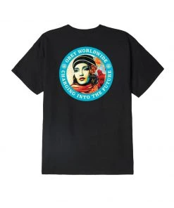 OBEY - Charging Into The Future Men's Tee, Black Sale
