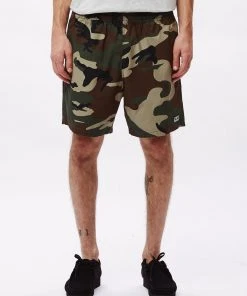 OBEY - Easy Relaxed Camo Men's Shorts, Field Camo