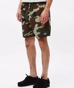 OBEY - Easy Relaxed Camo Men's Shorts, Field Camo