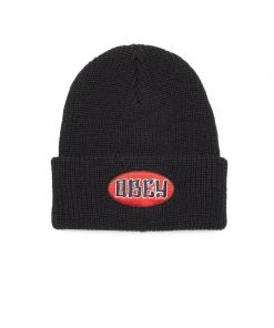 Mens OBEY - Kantina Beanie, Black