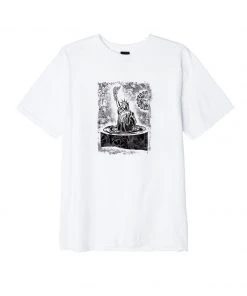 Mens OBEY - Liberty Etching Men's Tee, White