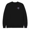 HUF X Green Buddy - Purple Buddies Crewneck, Black