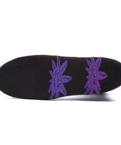 HUF X Green Buddy - Purple Life Buddy Socks, Black