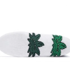 HUF X Green Buddy - Purple Life Buddy Socks, White
