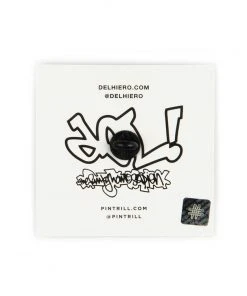 Pintrill X Del The Funky Homosapien - No Need For Alarm Del Face Pin