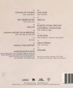 Decon Rakaa Iriscience (of Dilated Peoples) - Crown Of Thorns, CD