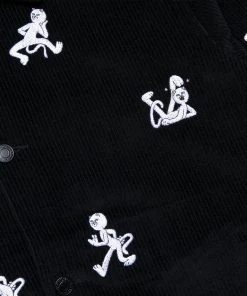 RIPNDIP - Dance Party Men's Corduroy Jacket, Black Mens