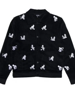 RIPNDIP - Dance Party Men's Corduroy Jacket, Black Mens