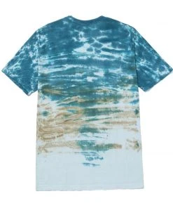 HUF - Sky Wash Men's Tee, Bold Teal Mens