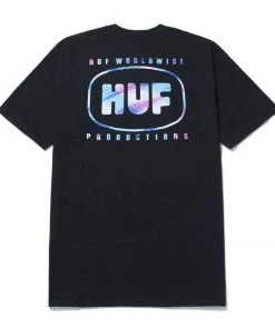 Mens HUF - Sound Label Men's Tee, Black