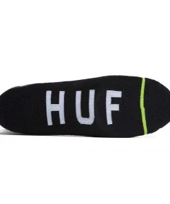 HUF X Pleasures - Spore Crew Socks, Black Mens