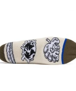 HUF X Steven Harrington - Crew Socks, Natural Mens