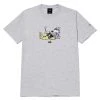 HUF X Steven Harrington - Mouse Men's Tee, Grey Heather Mens