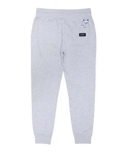 Mens RIPNDIP - Peek A Nermal Men's Sweatpants, Heather Grey