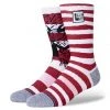Stance - Mickey TV Haring Mix Men's Socks, Red Mens