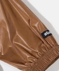 Stussy - Langley Women's Shiny Zip Jacket, Tan