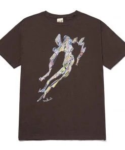 Mens HUF X Miles Davis - Untitled Tee, Chocolate