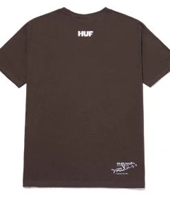 Mens HUF X Miles Davis - Untitled Tee, Chocolate