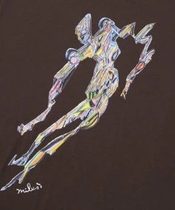 Mens HUF X Miles Davis - Untitled Tee, Chocolate