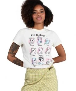 Tokidoki - Unicorno Moods Women's Tee, Cream