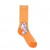 RIPNDIP - Lord Nermal Socks, Orange Speckle Mens