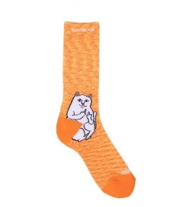 RIPNDIP - Lord Nermal Socks, Orange Speckle Mens