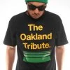 Adapt Clothing Adapt - The Oakland Tribute Men's Shirt, Black Mens