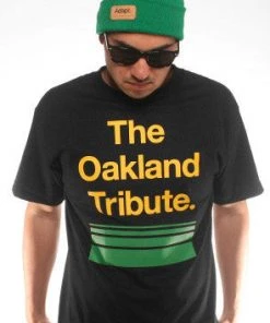 Adapt Clothing Adapt - The Oakland Tribute Men's Shirt, Black Mens