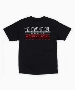Acrylick X Beat Junkies- Remix Men's Tee, Black Mens