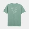 Akomplice - Tranquilo Flamingo Men's S/S Tee, Slate Green Mens