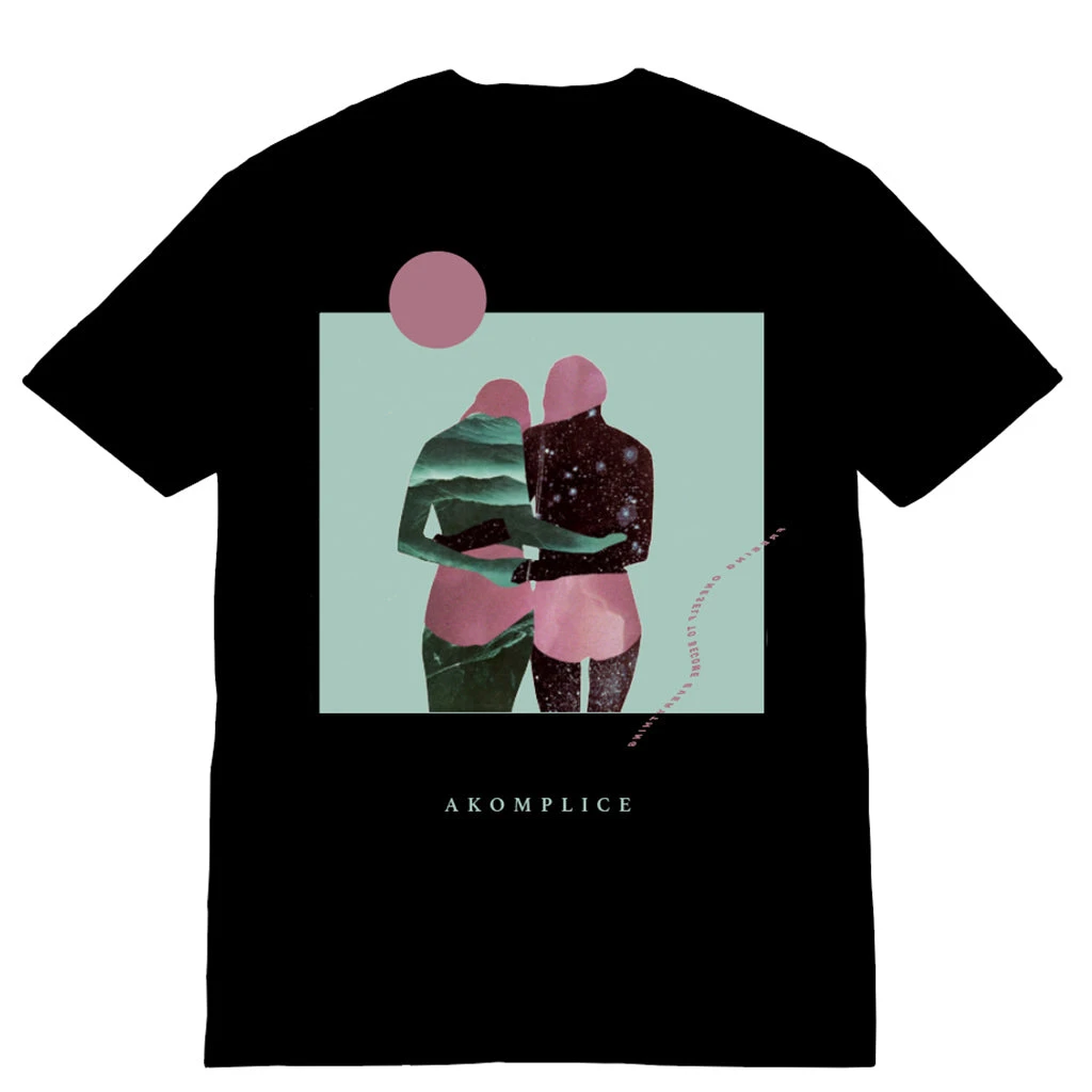 Akomplice - U--NIVERSE Men's S/S Tee, Black 1 Akomplice - U--NIVERSE Men's S/S Tee, Black