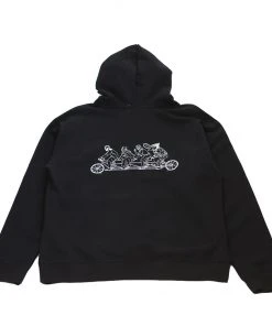 Akomplice - Unity Gang Embroidered Men's Fleece Hoodie, Black Mens