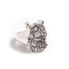 Womens Han Cholo For Dez Einswell - Aviator Ring, Silver