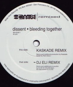 WideHive Records DISSENT - Bleeding Together (Remix), 12" Vinyl