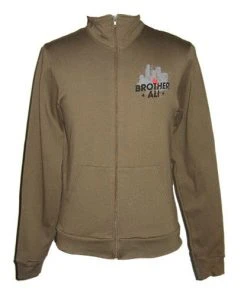 Rhymesayers Mens Brother Ali - City Men's Track Jacket, Army Green