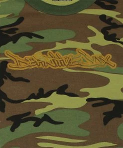 Definitive Jux - Gold Logo Short Sleeved Men's Shirt, Camo
