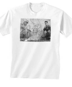Stones Throw Charizma & Peanut Butter Wolf - BW Photo Men's Shirt, White
