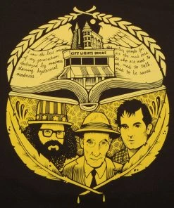 Mens Upper Playground - Jeremy Fish The Beats Men's Shirt, Brown