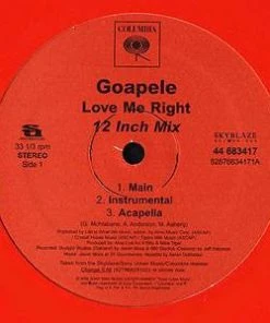 Goapele - Love Me Right, 12" Vinyl