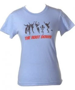 Root Down Women's Shirt, Baby Blue