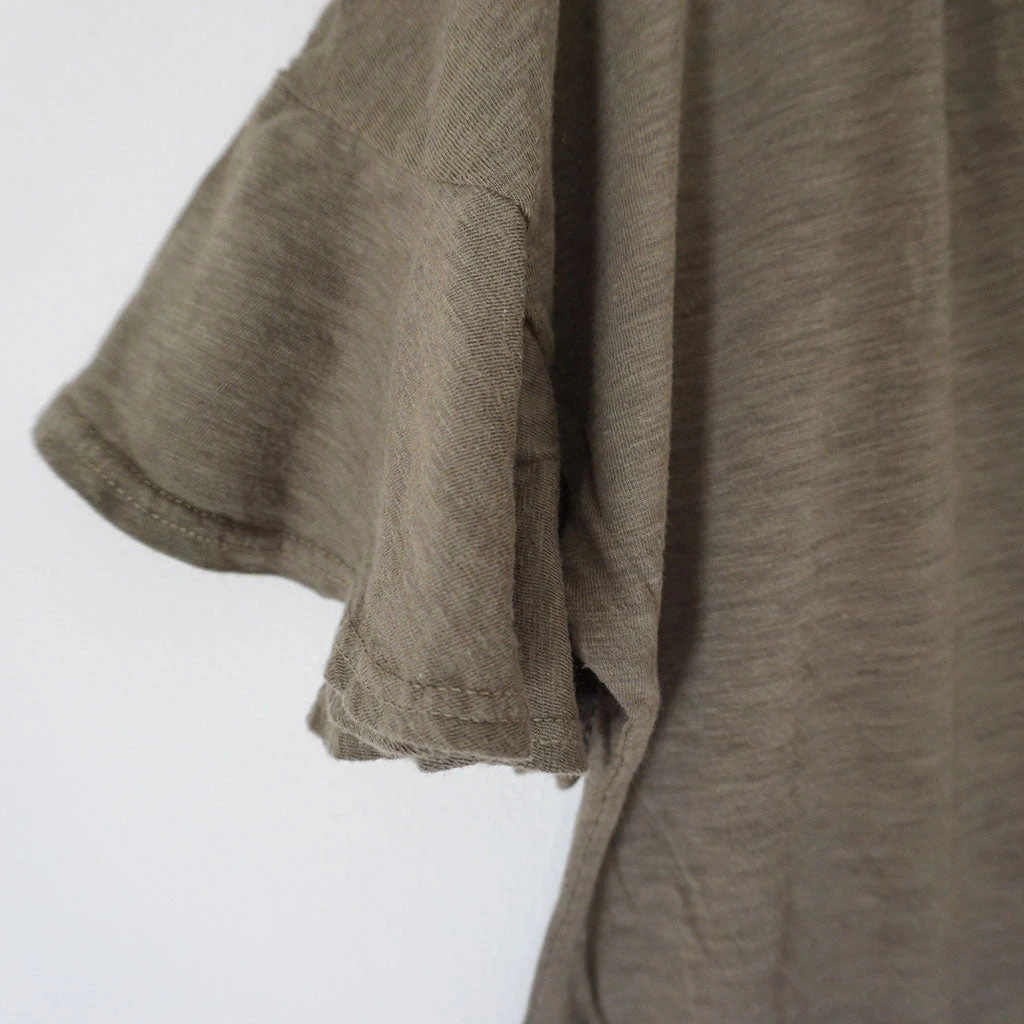 Trends Deep V Flutter Sleeve Top, Olive Womens 3 Trends Deep V Flutter Sleeve Top, Olive Womens