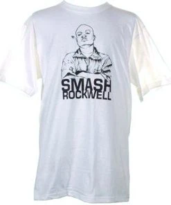 Hieroglyphics Casual - Smash Rockwell Men's Shirt, White Music