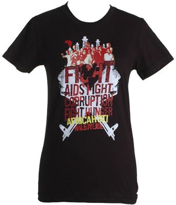 Shaman Work Womens Wale Oyejide - AFRICAHOT Women's Shirt, Black 1 Shaman Work Womens Wale Oyejide - AFRICAHOT Women's Shirt, Black