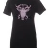 DJ Big Wiz - Animal Skull Women's Shirt, Black Womens