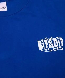 RIPNDIP - Fuego Men's Tee, Royal Blue Mens