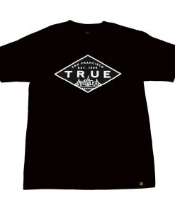 TRUE - Established Basic Men's T-Shirt, Black Mens