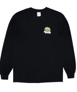 RIPNDIP - Fat Hungry Baby Men's L/S Tee, Black Mens