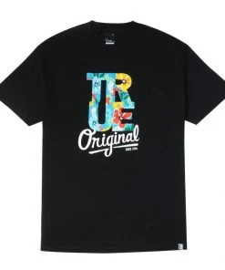 TRUE - Men's True Floral Shirt, Black